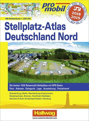 Atlas postajališč Promobil Nemčija Sever 2018 / 2019