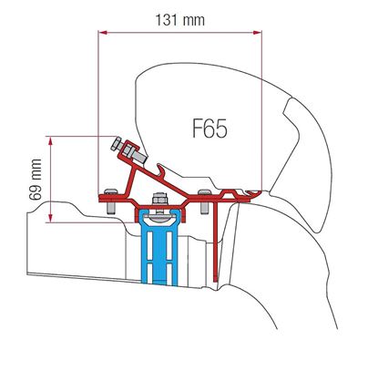 Adapter za tendo F65S / L VW Crafter od 2017