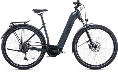 Picture of KOLO TOURING HYBRID ONE 400 GREY´N´BLUE EASY ENTRY 46CM 2022 CUBE  |
